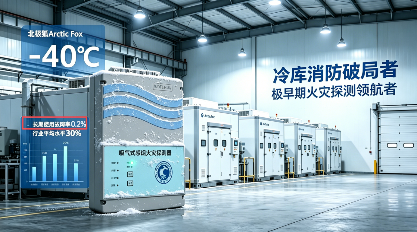 死磕冷库消防，极致技术破局行业痛点｜沃特华北极狐系列重塑低温火灾探测新标准